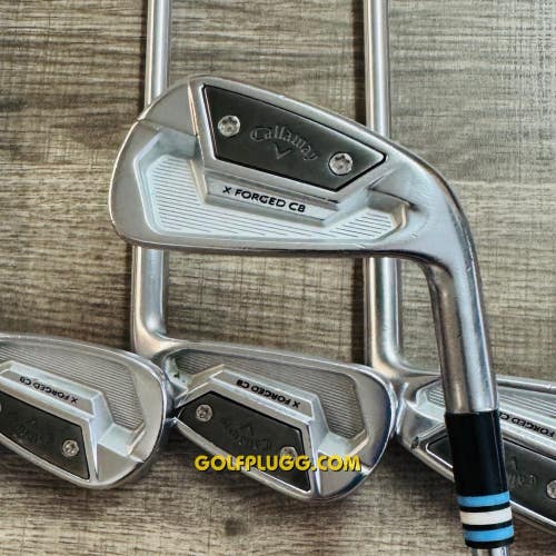 Callaway X Forged CB Iron Set 4-PW / Project X IO Steel, Stiff Flex (139)