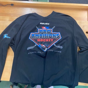 Black Adult Unisex Large Bauer Jersey (Used)