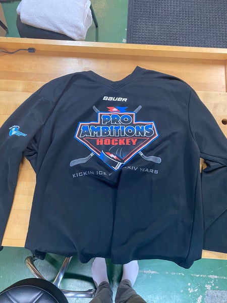 Black Adult Unisex Large Bauer Jersey (Used)