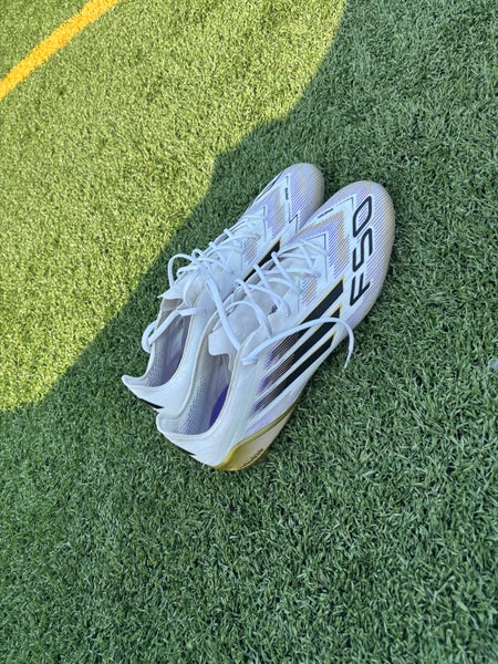 White Men's Size M 11.0 (W 12.0) Adidas F50 Elite 5g JH7617 Molded Cleats Cleats (Used)
