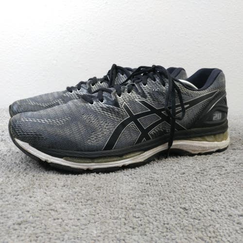 Asics Gel Nimbus 20 Mens Size 12 Running Shoes Gray Sneakers Low Top T800N