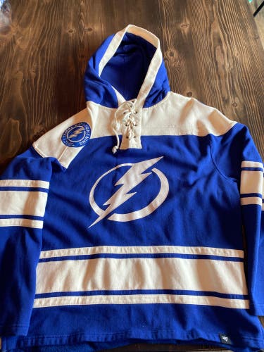 Blue Men's XL 47 Brand Sweatshirt (New)