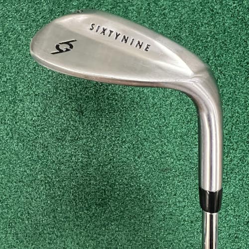 Sixtynine 69 Lob Wedge LW Men's Right Hand Steel Shaft Flop Shot Wedge Club