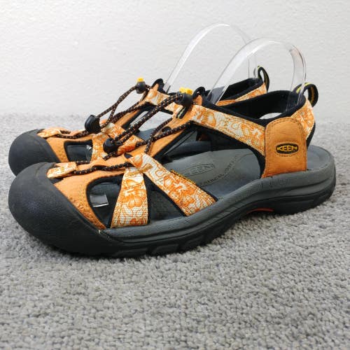 Keen Venice H2 Sandals Womens Size 11 Shoes Orange Strappy Hiking Waterproof