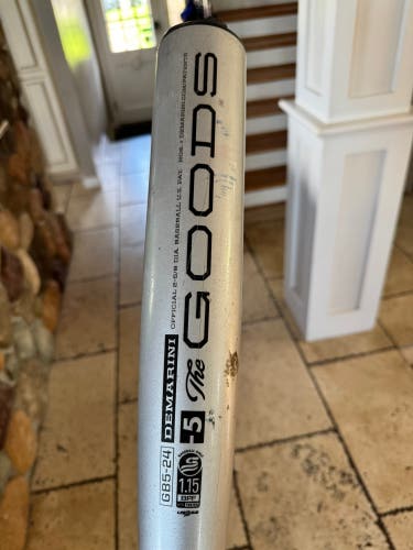 2024 DeMarini The Goods Hybrid USSSA Certified Bat (-5) 28 oz 33" (Used)
