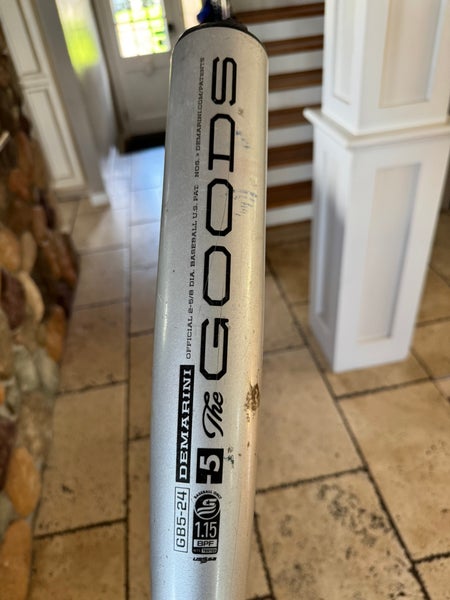 2024 DeMarini The Goods Hybrid USSSA Certified Bat (-5)  28 oz 33" (Used)