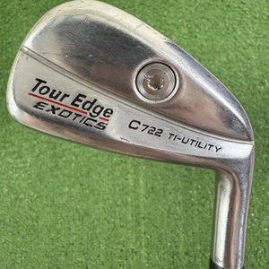 Tour Edge Exotics C722 Ti 22 4 Utility Driving Iron Stiff Flex Tensei Blue 75g