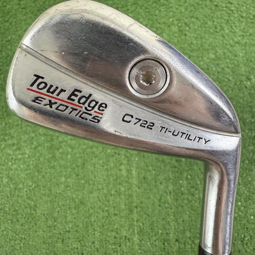 Tour Edge Exotics C722 Ti 22 4 Utility Driving Iron Stiff Flex Tensei Blue 75g