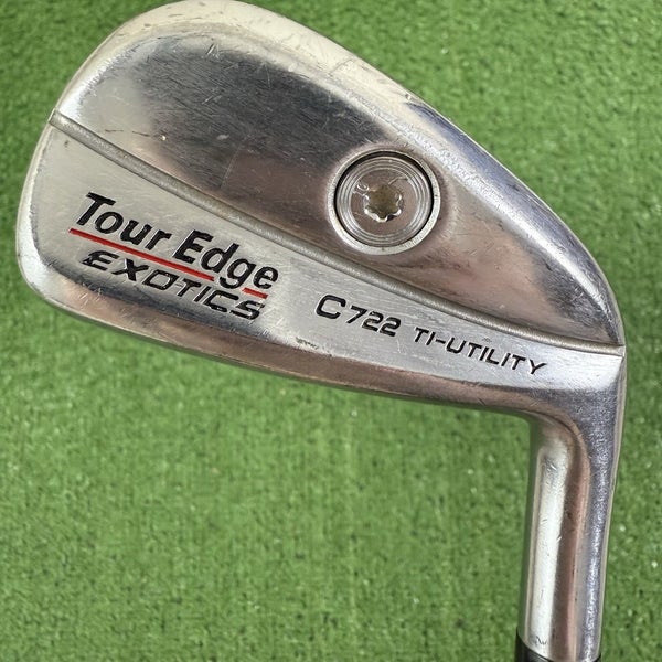 Tour Edge Exotics C722 Ti 22 4 Utility Driving Iron Stiff Flex Tensei Blue 75g
