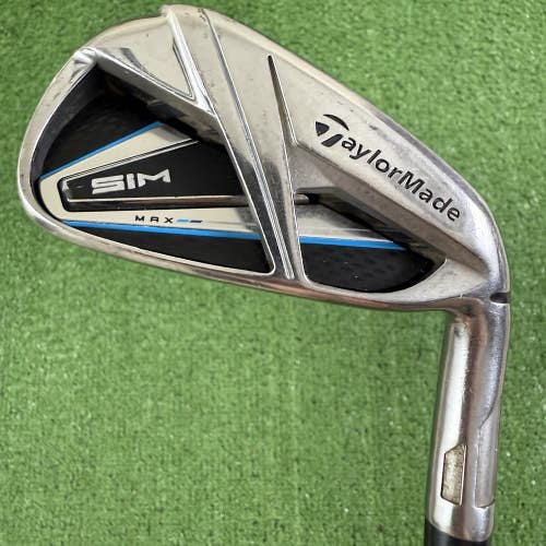 TaylorMade Sim Max 5 Iron Stiff Flex Steel KBS Max 85 Right Handed