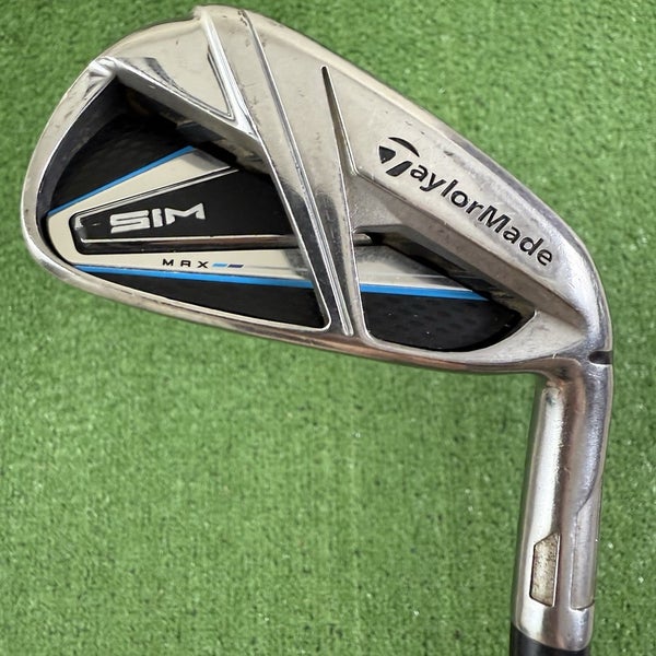 TaylorMade Sim Max 5 Iron Stiff Flex Steel KBS Max 85 Right Handed