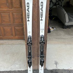 Women's 2021 Racing 156 cm HEAD World Cup Rebels e.SL Skis With Bindings Max Din 16 (Used)