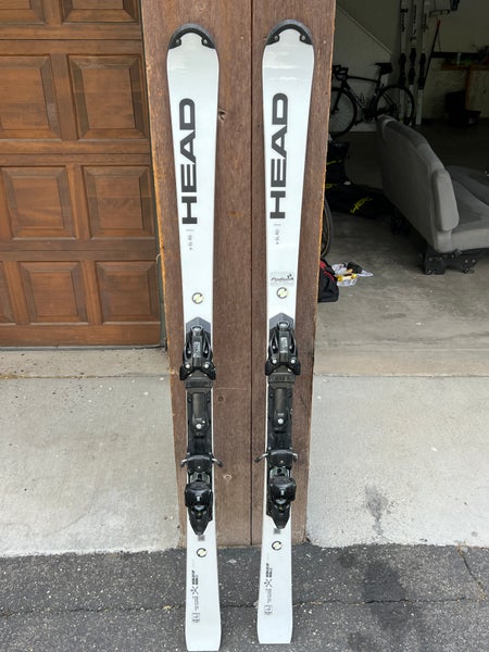 Women's 2021 Racing 156 cm HEAD World Cup Rebels e.SL Skis With Bindings Max Din 16 (Used)
