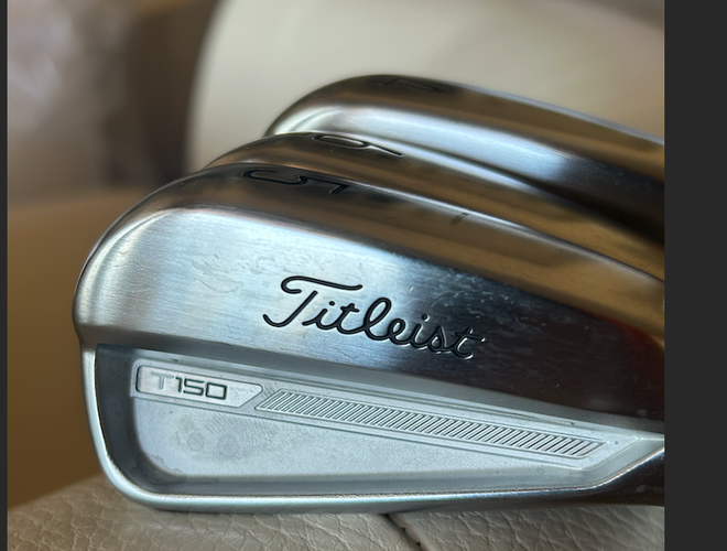 Men's 2023 Titleist 2023 T150 (4,5,6) with Project X 6.0 LZ Stiff Shafts
