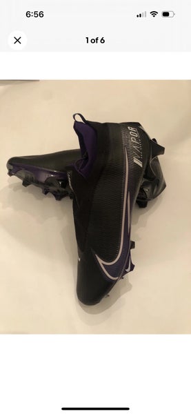 Nike Vapor Edge Elite 360 Football Cleats Men’s 13 $200 Retail BLK/PURP New