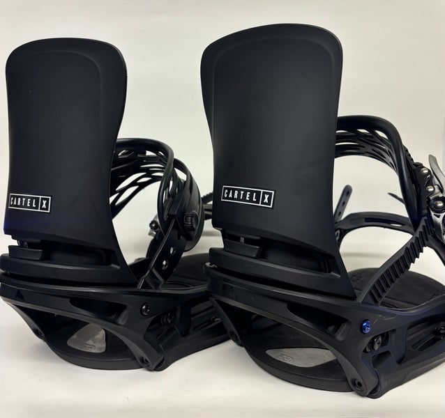 Unisex Medium Burton CARTEL X Snowboard Bindings All Mountain (Used)
