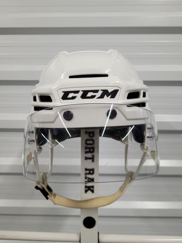 Used Small CCM Super Tacks X Helmet Pro Stock