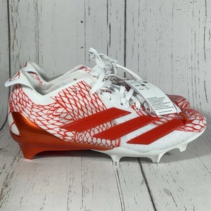 Adidas Adizero Electric Football Cleats Orange White Mens Size 11 IH8570