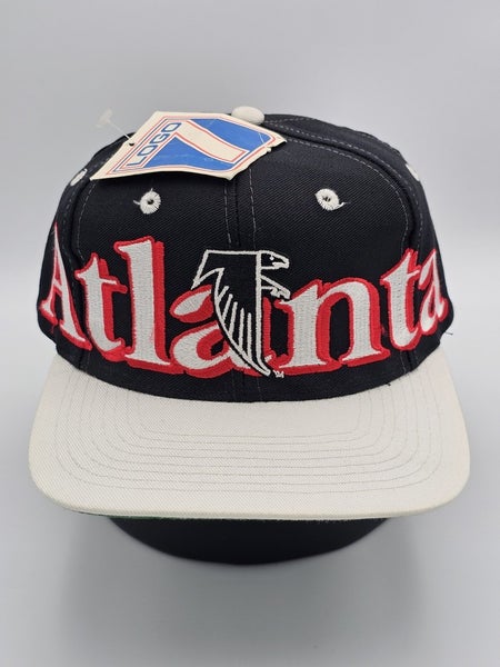 NEW Vintage Rare Atlanta Falcons 1990s Spellout Logo 7 NFL Sports Hat Snapback