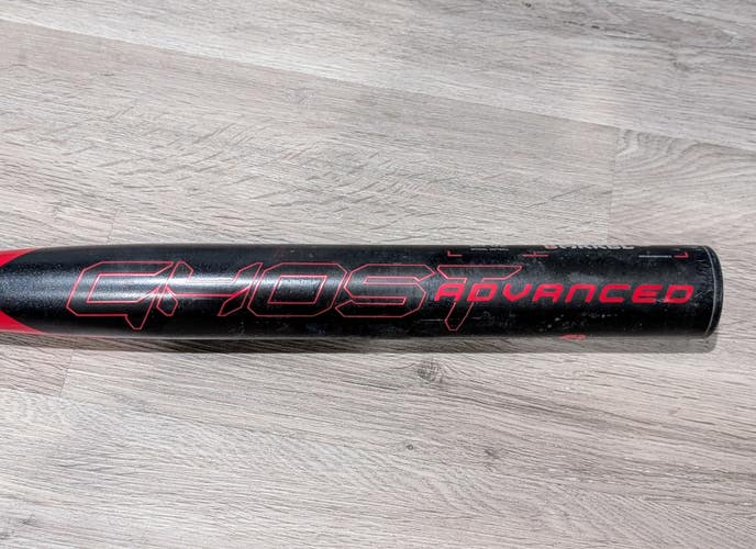 2024 Easton Ghost Advanced Composite Bat (-9) 25 oz 34" (Used)