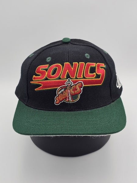 NEW Vintage Seattle Super Sonics NBA Sports 1990s Logo Athletic Hat Vtg Snapback