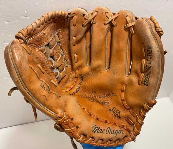 Vintage MacGregor MG25 Willie Randolph Custom Built Baseball Glove Mitt Right Hand Throw 10”