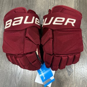 Arizona Coyotes Bauer Hyperlite Gloves 14" Pro Stock (New)