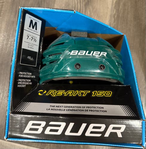 Minnesota Wild Medium Bauer Re-Akt 150 Helmet Pro Stock (New)