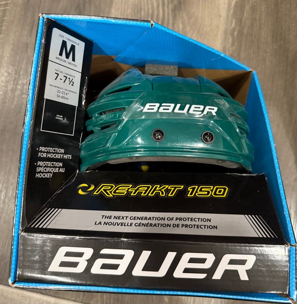 Minnesota Wild Medium Bauer Re-Akt 150 Helmet Pro Stock (New)