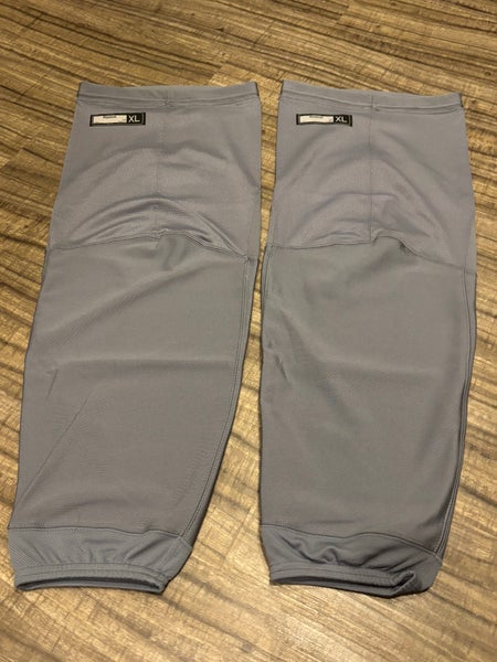 NHL Pro Stock Ice Hockey Socks Adult XL Gray