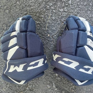 CCM FT475 Hockey Gloves 10” Navy