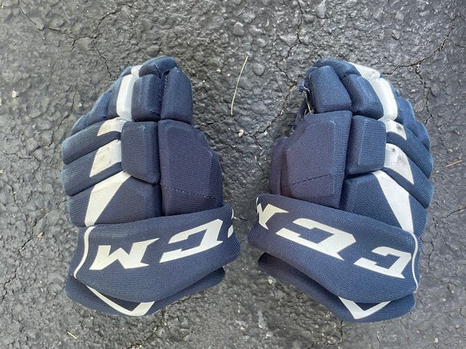 CCM FT475 Hockey Gloves 10” Navy