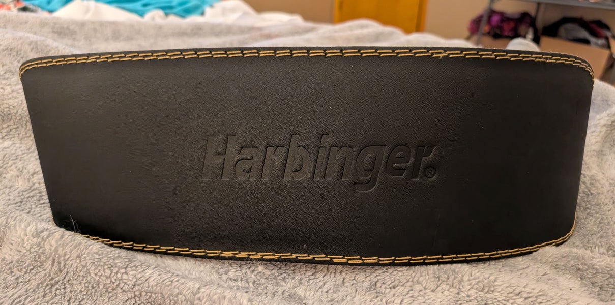 Harbinger (Used) 6" padded leather weight lifting belt, XL