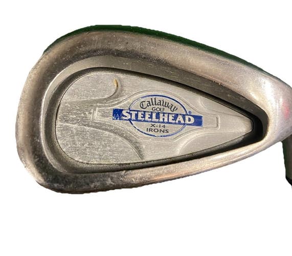 Callaway Steelhead X-14 8 Iron RH Men's Stiff Graphite 36.5" New Midsize Grip
