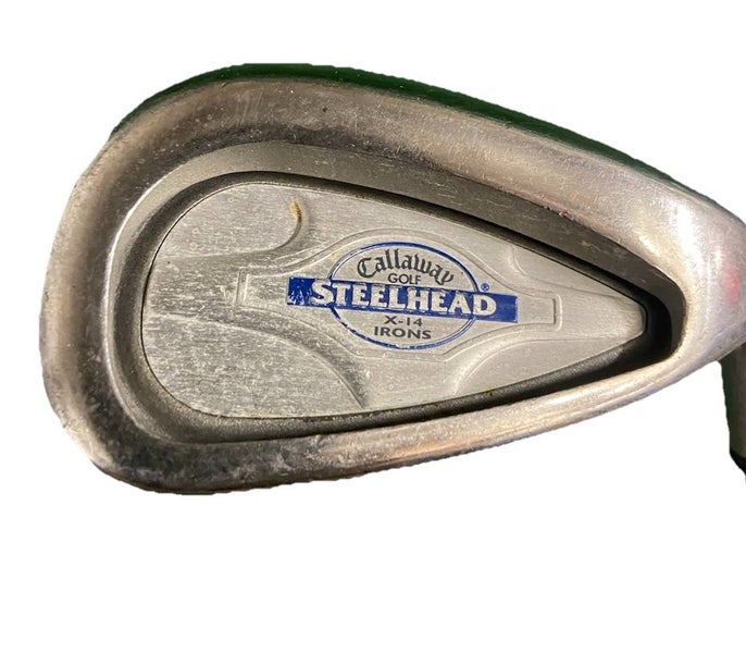 Callaway Steelhead X-14 8 Iron RH Men's Stiff Graphite 36.5" New Midsize Grip