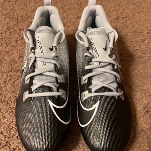 NEW Nike Vapor Edge Speed 360 2 Football Cleats Silver/Black DA5455-003 Size 12