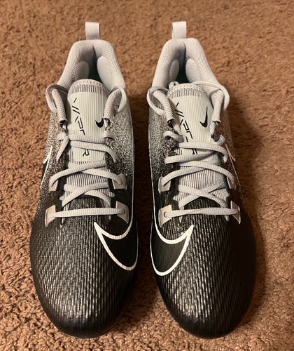 NEW Nike Vapor Edge Speed 360 2 Football Cleats Silver/Black DA5455-003 Size 12