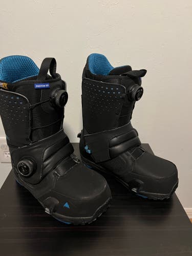 Men's Size M 10.5 Wide (W 11.5) Burton PHOTON STEP ON WIDE Snowboard Boots (Used)