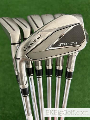 LH Taylormade Stealth Iron Set 5-A / KBS Max MT 85 Regular