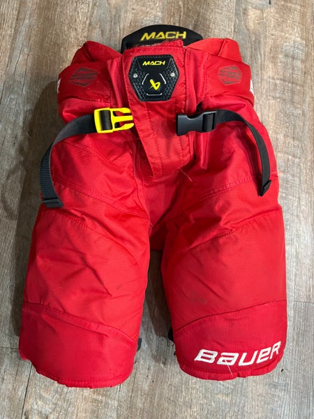 Large Junior Bauer Supreme Mach Hockey Pants (Used)