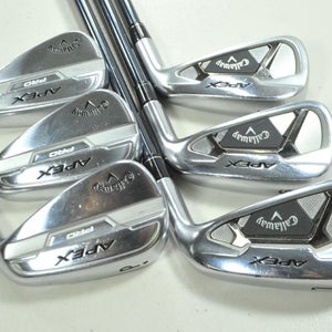 Callaway Apex Pro/Apex 21 Combo 5-PW Iron Set Stiff Flex Right Graphite # 199559