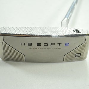 Cleveland HB Soft 2 Black 8S 35" Putter Right Slight Arc Steel # 196077