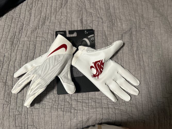Washington state cougars football gloves (new) medium