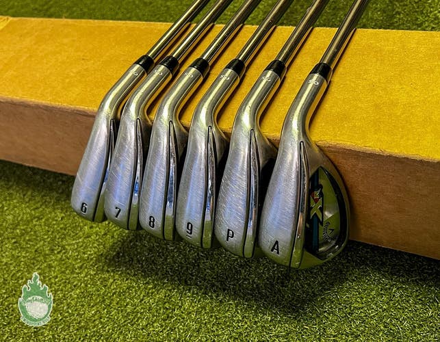 Used RH Callaway XR OS Irons 6-PW/AW recoil 460 Regular Flex Graphite Golf Set