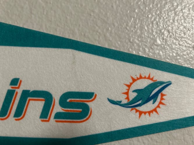 Miami Dolphins Football Flag