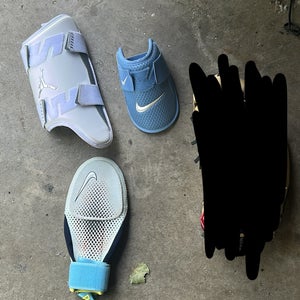 Jordan Leg Guard Nike Elbow Guard And Nike Sliding Mitt