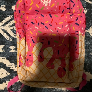 Baseball Lifestyle Pink Kids Unisex Backpack (Used)