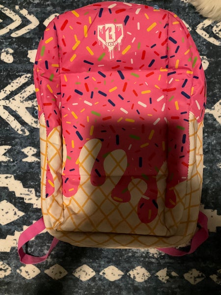 Baseball Lifestyle Pink Kids Unisex Backpack (Used)