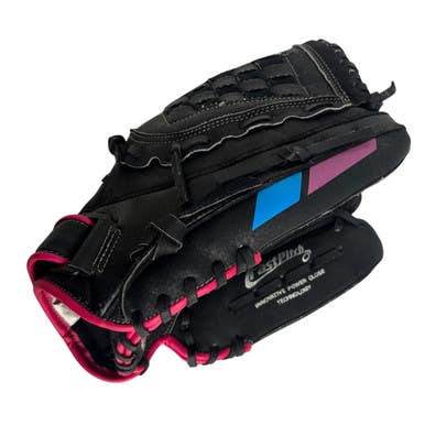 Used Mizuno FINCH RH Throw Fastpitch Gloves Black 11 1/2" 11406-S000105434
