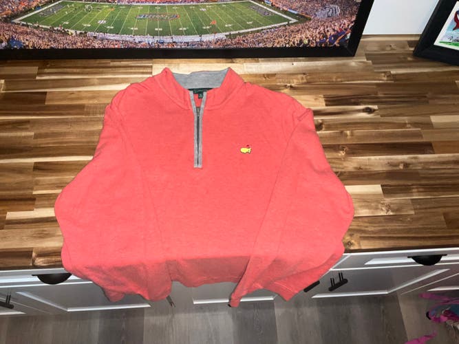 Masters 1/4 Zip Pink Men's XL Pullover (Used)